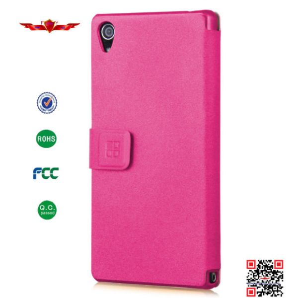 100% Perfect Fit Brand New Import PU Book Wallet Leather Cover Case For Sony Xperia Z2