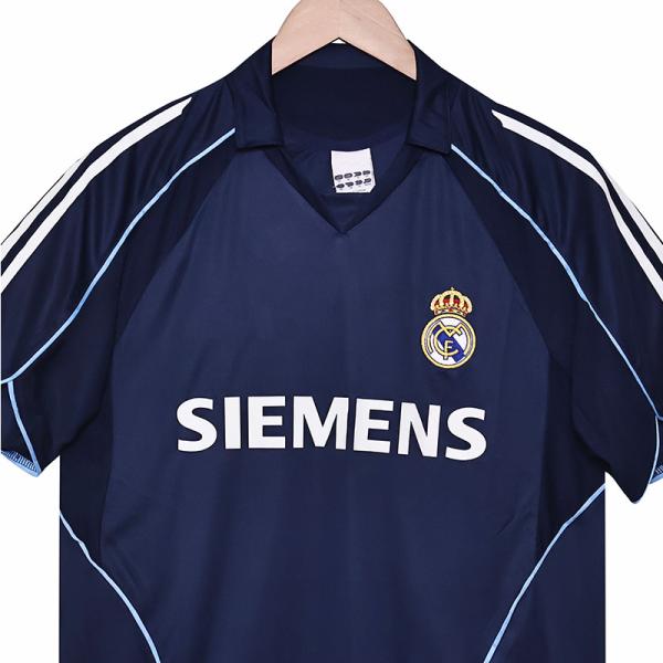 2005-2006 Real Madrid Away Retro Football Jersey Replica Support Team Customization