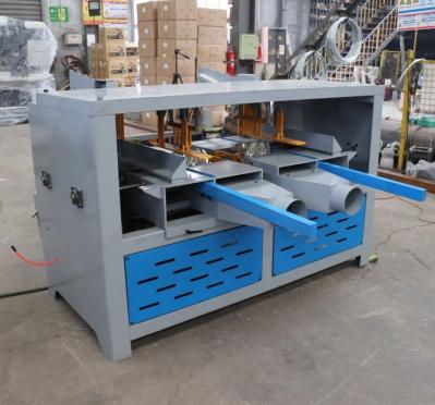 Entalhador automático de paletes de madeira com cabeça simples/dupla, máquina de entalhamento de paletes