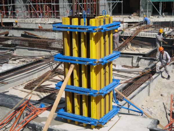 Adjustable square or rectangle Concrete Column Formwork with variational dimension