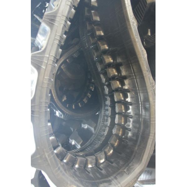 350x55x38  Black Excavator Rubber Track with 90kg/pc Weight