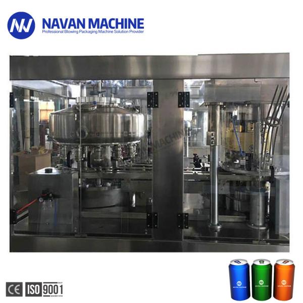 Automatic Aluminum Can Filling Machine With Liquid Nitrogen Injection