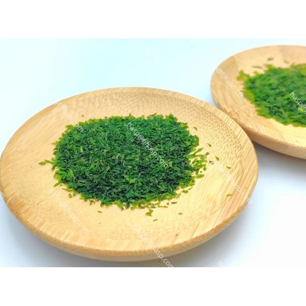 Organic Japanese Aonori Seaweed Flakes , Dried Green Laver Cool Storage Instructions for Snacks