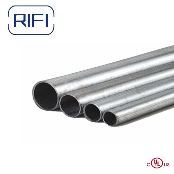 EMT Conduit Pipe UL797 ANSI C80.3 0.85MM-1.4MM Thickness with Conduit Fittings Supply
