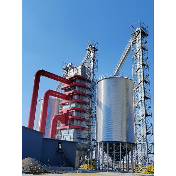 Temperatura del aire caliente C 65 ∼ 160 Equipo de secado de granos personalizable para necesidades empresariales