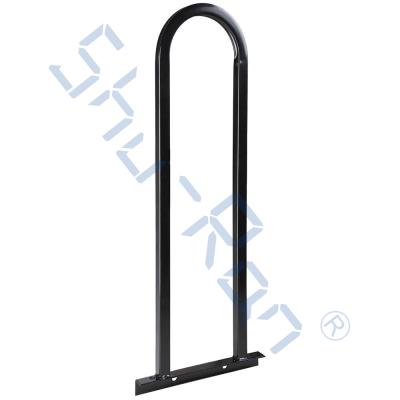 Universal U Shape Golf Cart Rear Seat Safety Grab Bar Black Color 30x11.8x1 Inches