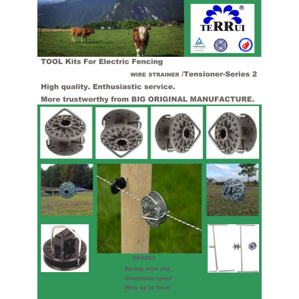 Стрейнер провода загородки колеса маргаритки 92g для загородки фермы электрической