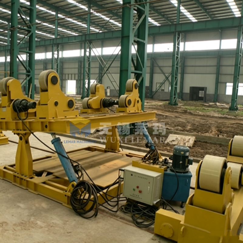 10Ton Hydraulic Fit-up Welding Rotator Tank Pipe Section Assembly Turning Roll