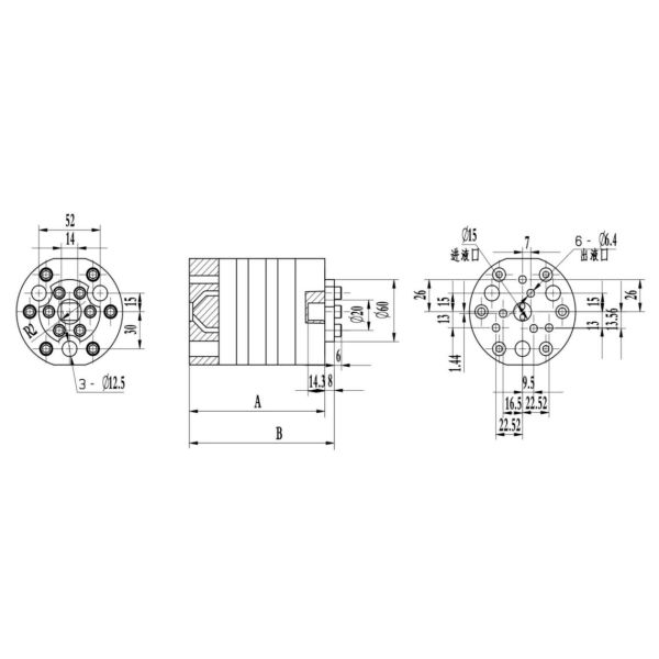 6-Outlet Gear Dosing Pump for Polypropylene/Nylon/Spandex Fiber Spinning Line