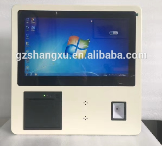 Bank/Hospital/Clinic Service Counter 15.6 inch Wall Mount Wireless Queue Management Token Numbering Display Q System