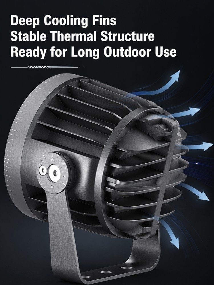 Outdoor LED Projector Light RGBW With High Luminous Efficiency And Durable Housing For Resort Villa Parks Manufacturer