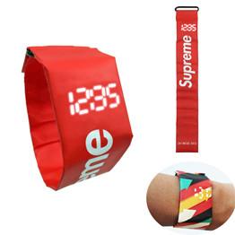 Customized Colorful Promotional Electric Paper Watch Wrist Watch