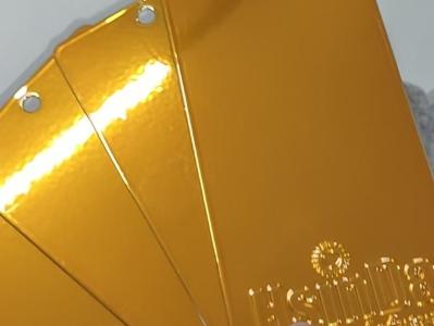 High Temperature Resistance Thin Candy orange  Powder Coating For Car Paint