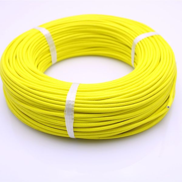 0.3mm 1.5mm 2.5mm Silicone Wire Cable Heat Resistant 300 Deg C Fiberglass Braided