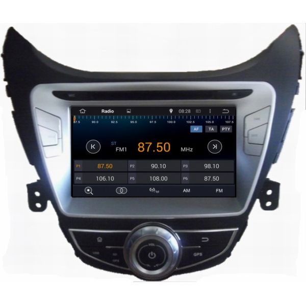 Ouchuangbo Car GPS Navigation DVD Multimedia Kit for Hyundai Elantra 2014 Android 4.4 3G Wifi Bluetooth iPod OCB-8058D