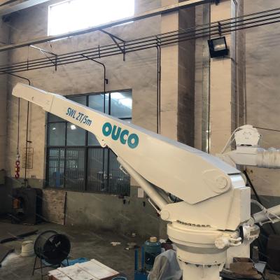 2T 5m Telescopic Boom Truck Mounted Crane For Dinghy