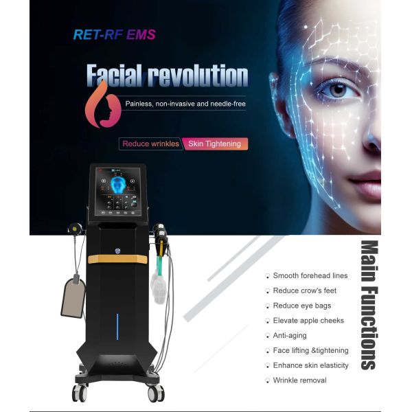 Portable Ems Face Lifting Vibration Radio Frequency Beauty Machine for Skin Care Needs