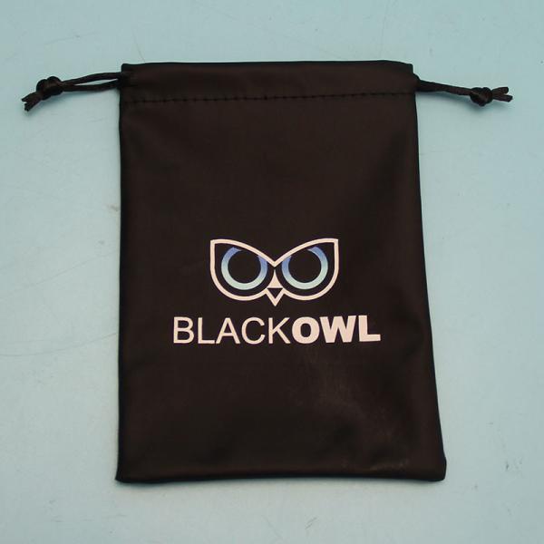 Durable Waterproof Pu Packaging Drawstring Bag For Glass Custom Logo Printing