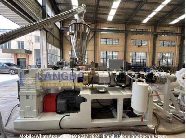 Plastic PVC Water Drainage Pipe Extruder Corrugated Pipes Extrusion Making Machine