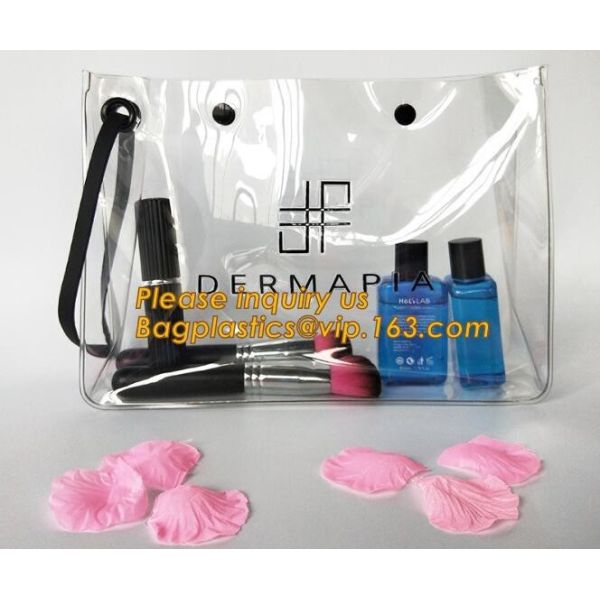 A5 full color print PP/PVC document bag with zipper lock file folder bag,soft PVC office file document bag with zipper