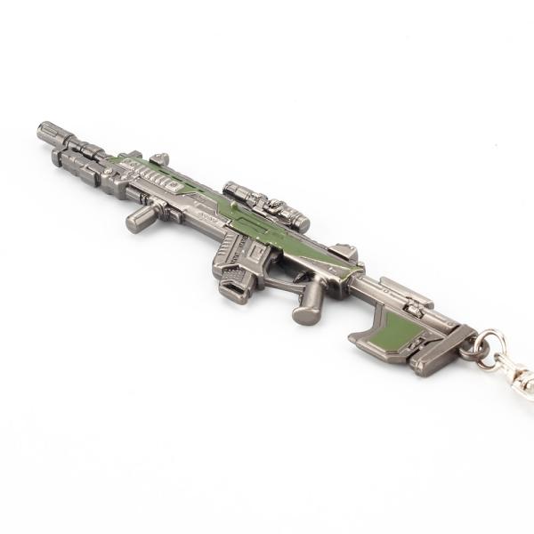 Longbow DMR 11CM Apex Legends Gun Keychain Zinc Alloy Standard Gun Model Keychain