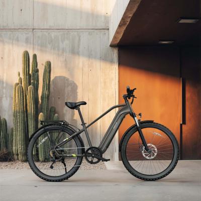 27.5 Electric City Bike Brushless Rear Hub Motor 15Ah Lithium Battery Carbon Steel Front Suspension 500W Electric Mountain Bike
