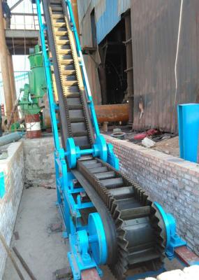 Conveying Bulk Material Large Angle Belt Conveyor Lifting Height 15m