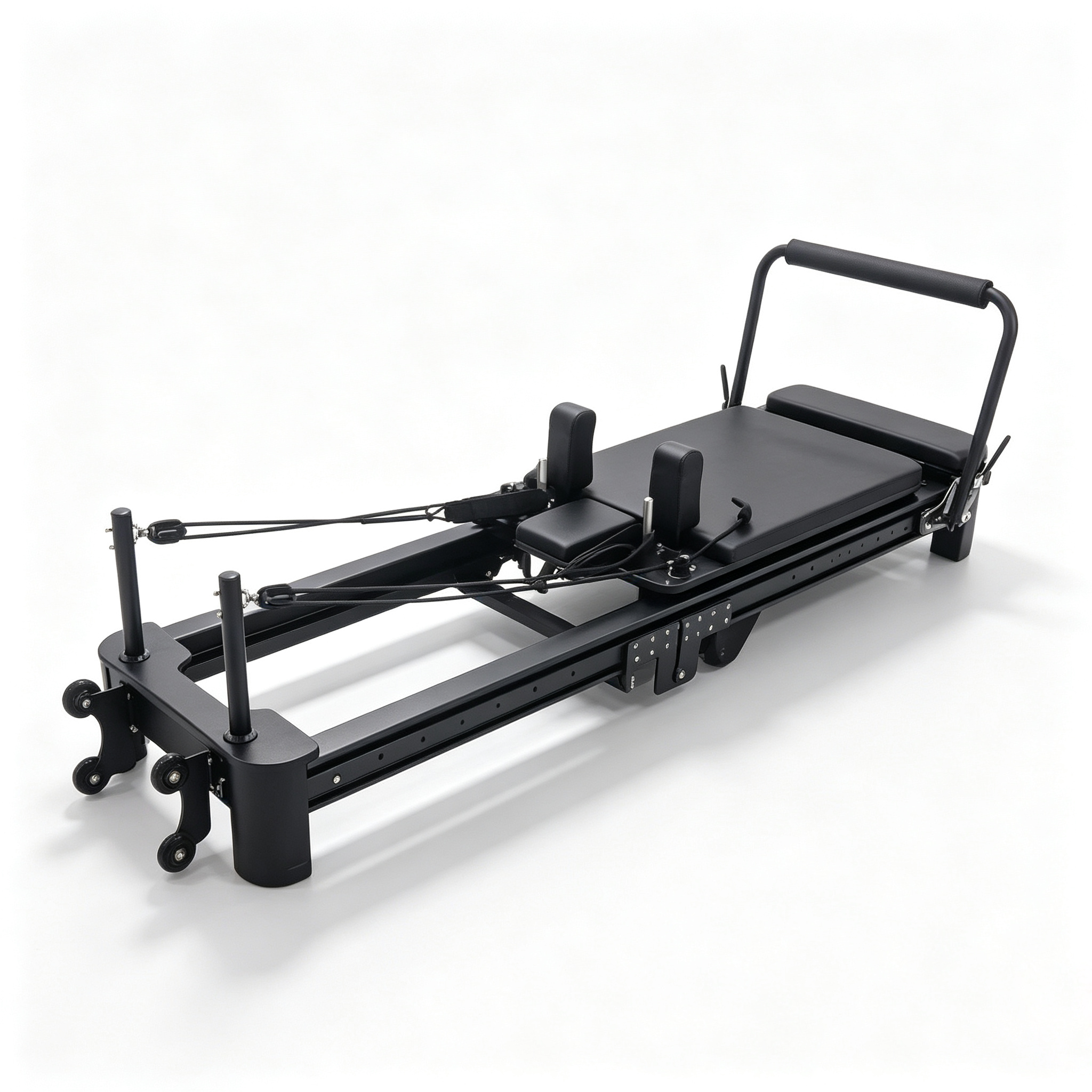 Fixed Microfiber Leather Studio Pilates Reformer Machine For Workout 90kg