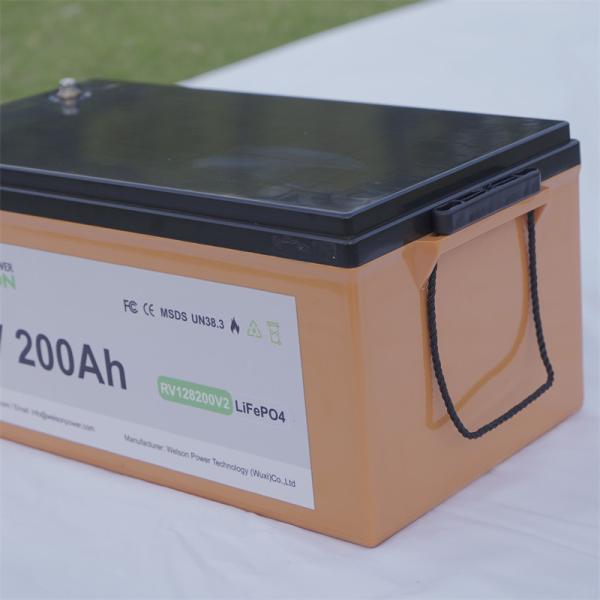 bloco 12v 100ah da bateria de 48v 200ah Lifepo4 para o rv solar