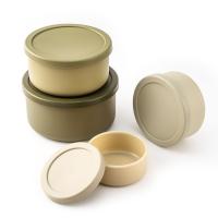 Pour les enfants Contenants de stockage de nourriture en silicone sans BPA étanche à l'air étanche
