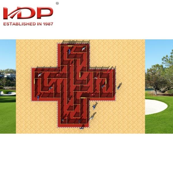 Customize Durable Commercial Wooden Playground Equipment For 10 - 20 Persons