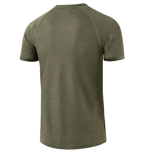 Summer New Cotton Loose Round Neck Men's Short Sleeve Solid T-Shirt