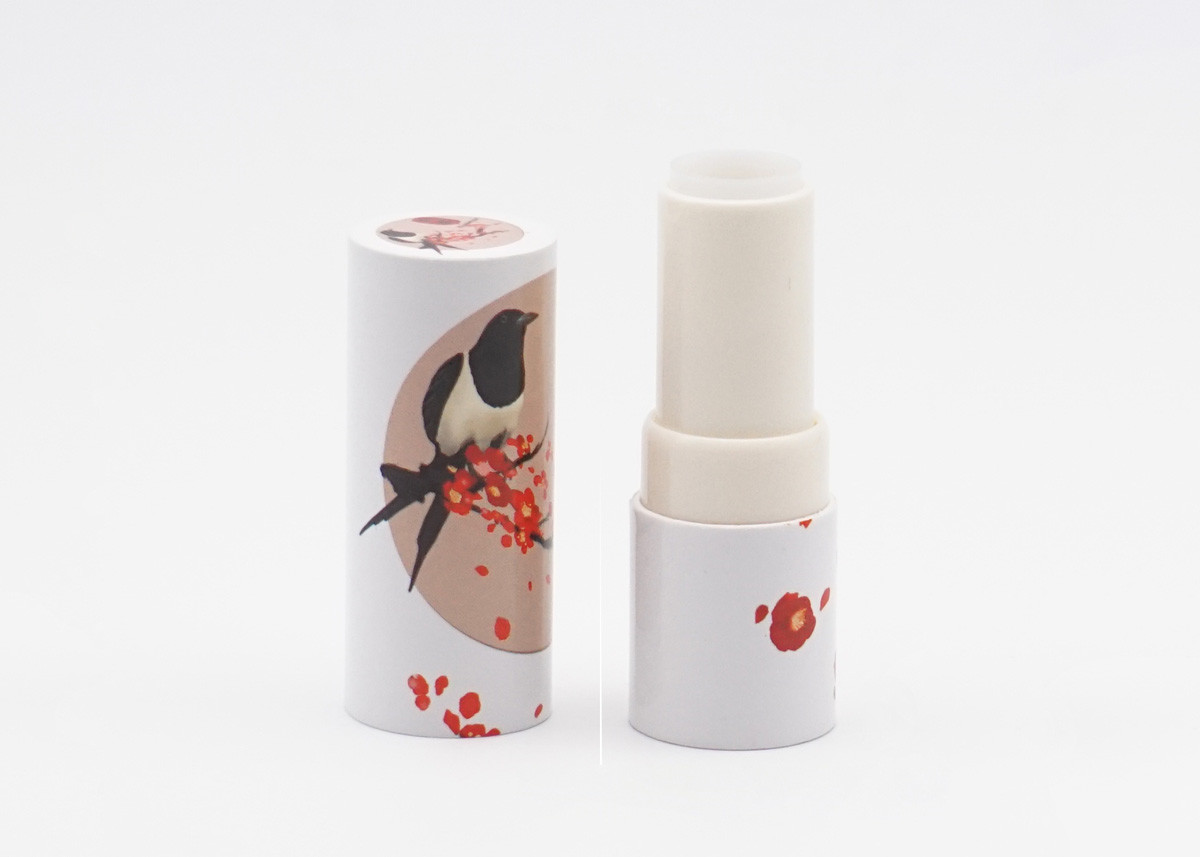 Трубки бальзама губы картины 3.8g шинуазри Compostable