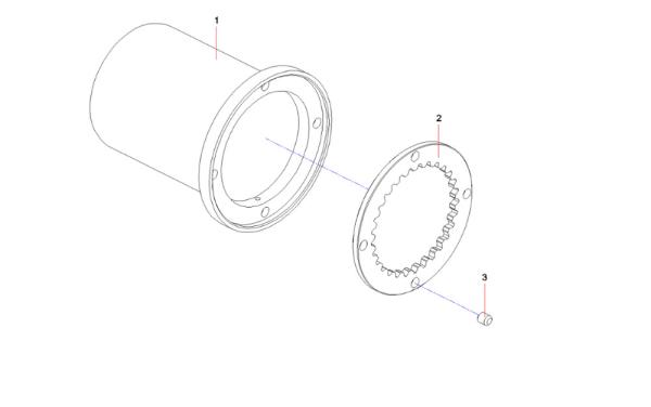 A819800000580 Axile bush unit 60C1816.4.5 for SANY