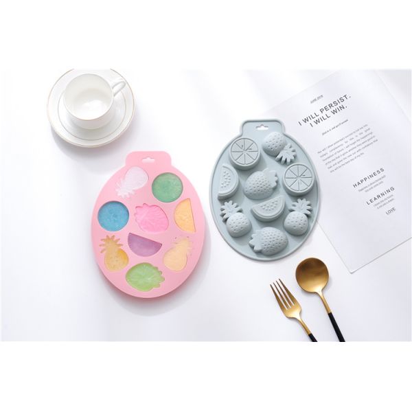 Cake Tools Irregular Eco Friendly Silicone Cake Mold Fruit Modeling DIY Chocolate Baking Tool Ice Mold for Summer Style