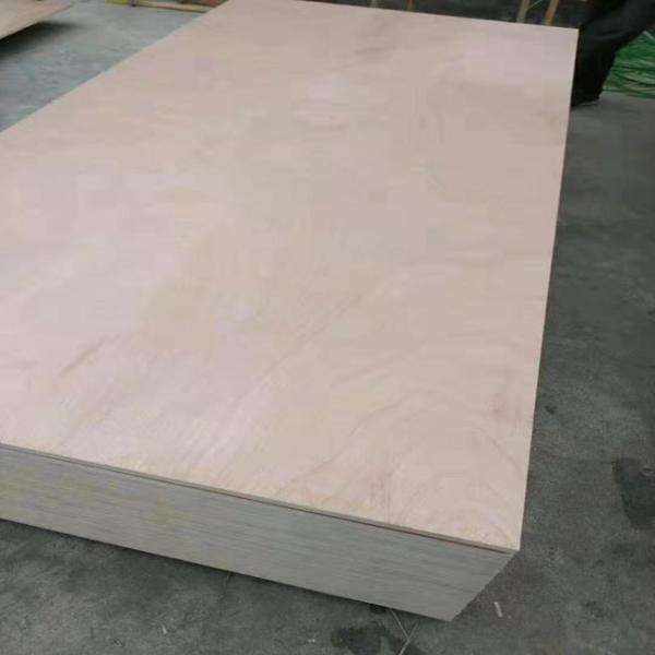 4mm Okoume Wood Veneer Commercial Grade Plywood E1 Glue Full Poplar Core