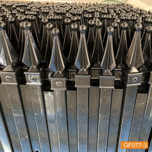 Large Area Spliced Tubular Steel Fence For Big Property