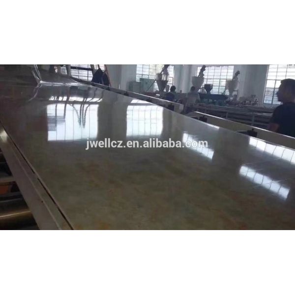 Jwell PVC Decoration Sheet Marble board Making machine Extrusion Production line