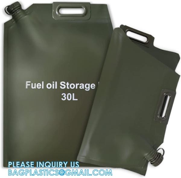Fuel Tanks Portable Folding Oil Bladder Bag Gasoline Sac Sealable Foldable Petrol Can Drum Canister Diesel Storage