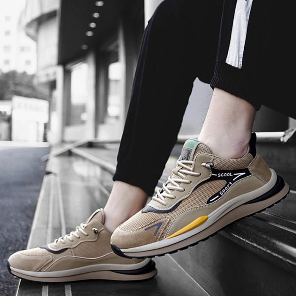Men Shoes Autumn Fashion Trend Breathable Sneaker Outdoor Sports Anti-Slip Comfortable