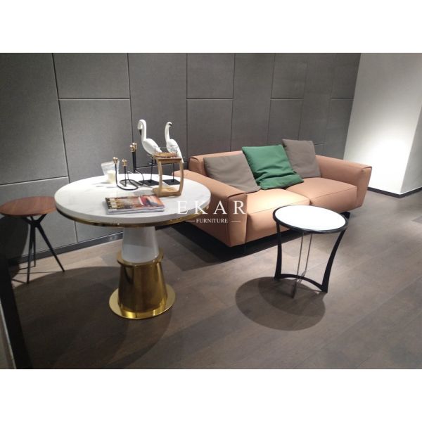 Modern 3 Seater Fabric or Leather Living Room Sofa