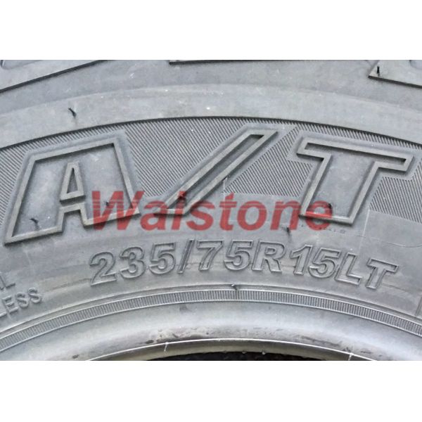 15 Inch Rims 235/75R15LT 4X4 Vehicle Tires SUVs A / T Tires Long - Life