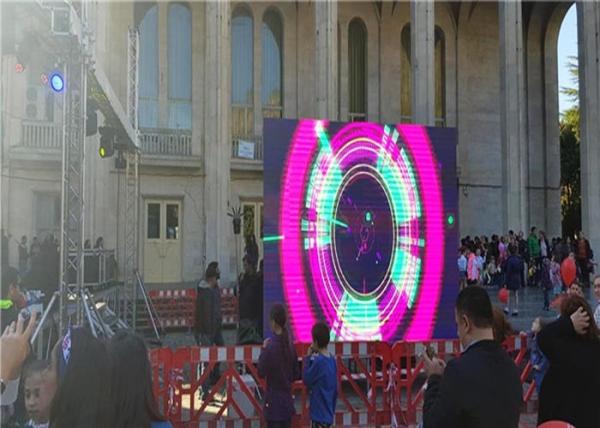 SMD2525 Outdoor LED Screen Rental 5500 Nits Brightness 3.91mm For Stage Event