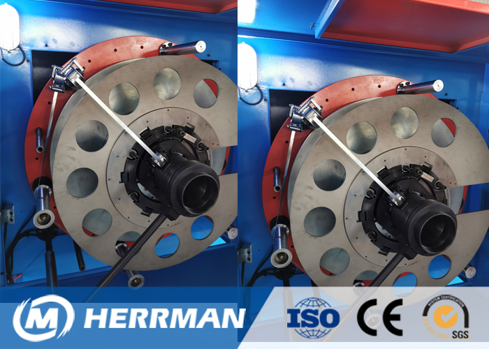 Непрерывная блокировка 1200RPM привязывает машину Armoring для кабеля сплава Al
