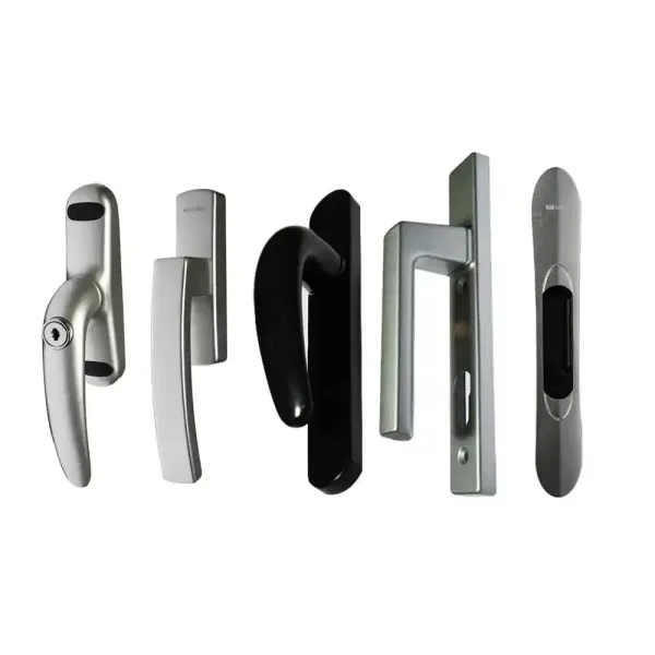 WANJIA-window-and-door-handle Exterior Aluminium Folding Doors Double Glass Soundproof Bifold Doors For Shop