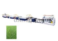Le PE de pp automatique a basé la ligne plate 230kg/H de machine de production de fil de gazon artificiel d'herbe
