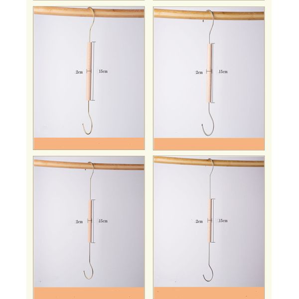 Вешалка 10CM 15CM шкафа пальто крюка бука s для брюк одежд шарфа