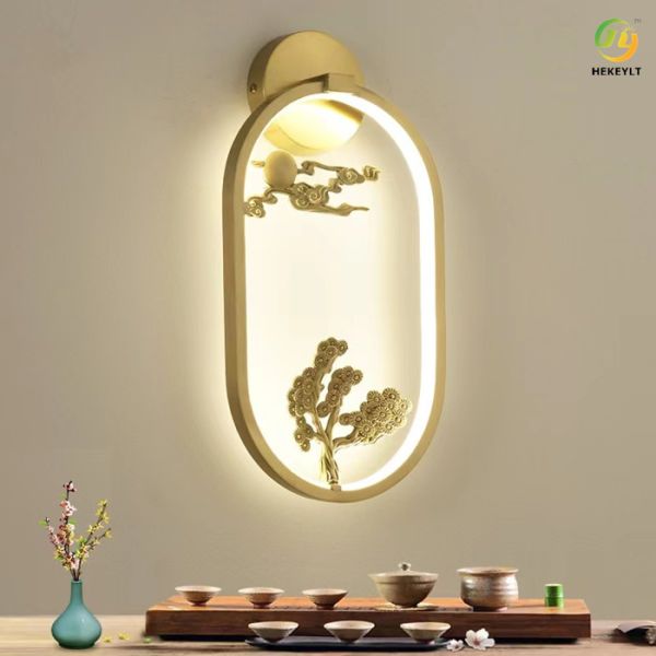 Настольная лампа медного света дзэна роскошная на украшение 110 - 240V