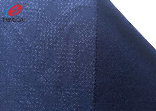 Tela gravada tela feita malha trama do Spandex do poliéster de Lycra de 4 maneiras para o Sportswear