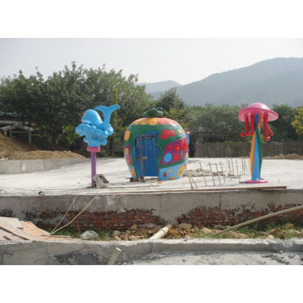 Смешной проект Waterpark зрелищности, тематический парк воды отдыха